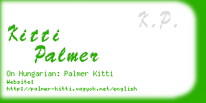 kitti palmer business card
